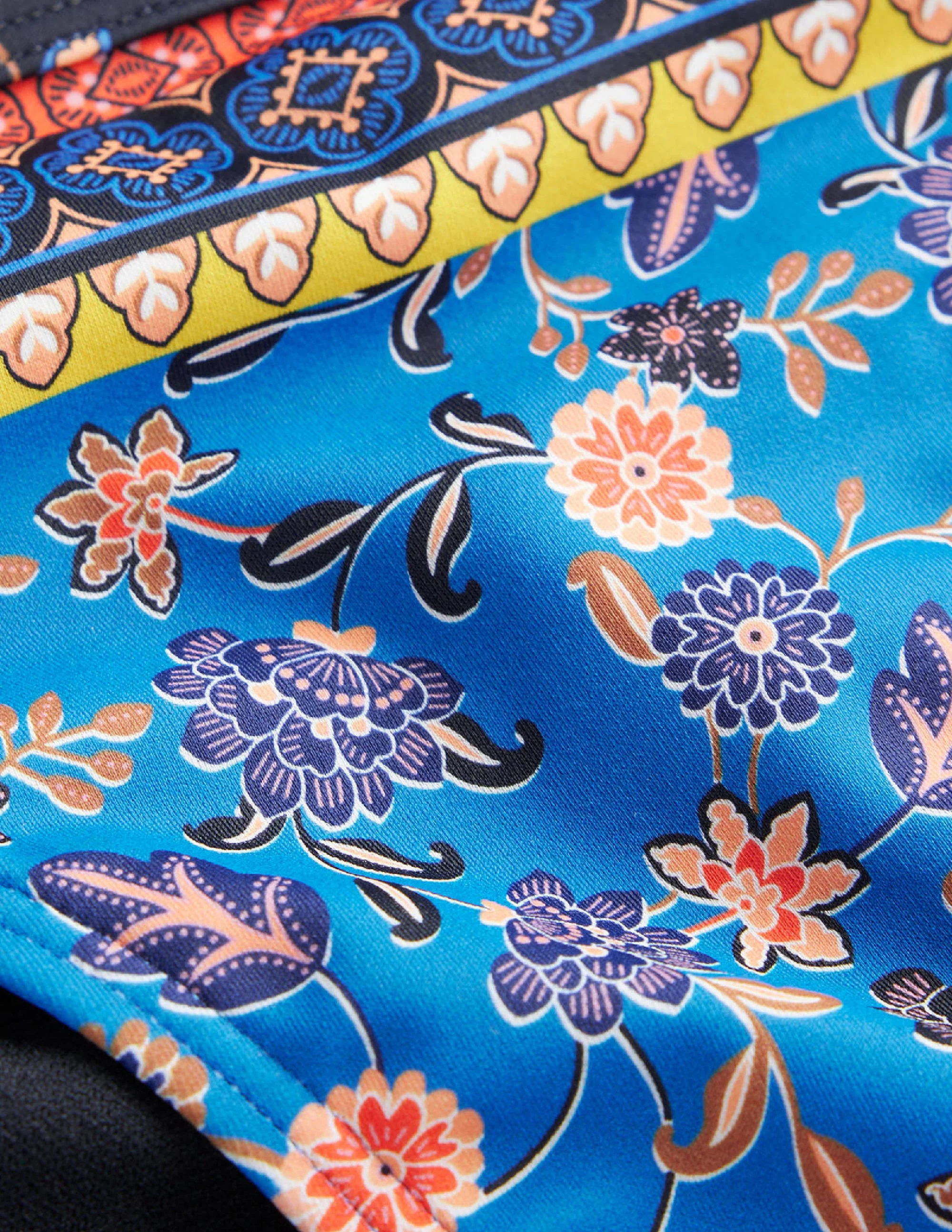 Symi String Bikini Bottoms-Baleine Blue, Lotus Petal - Image 7
