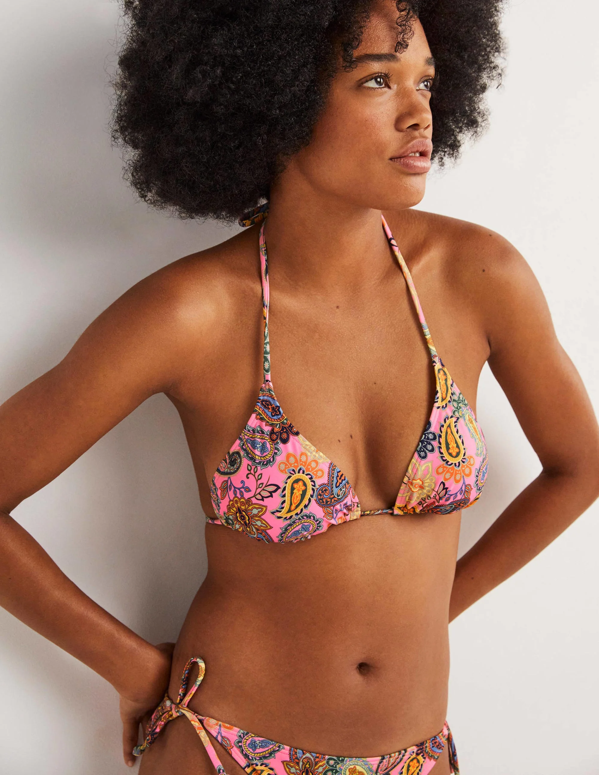 Symi String Bikini Top-Cherry Blossom, Paisley Charm - Image 4