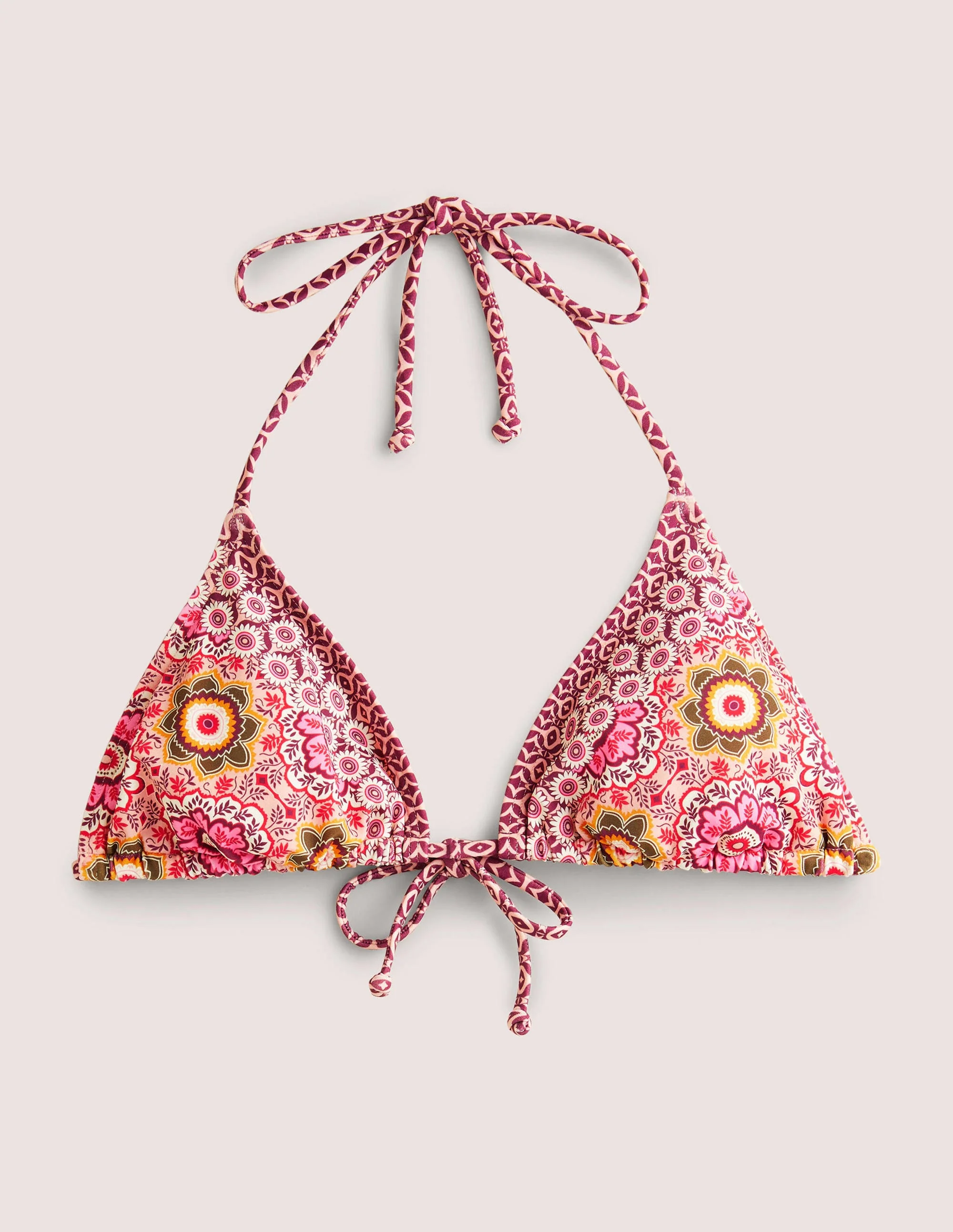 Symi String Bikini Top-Milkshake, Paradise Charm - Image 10