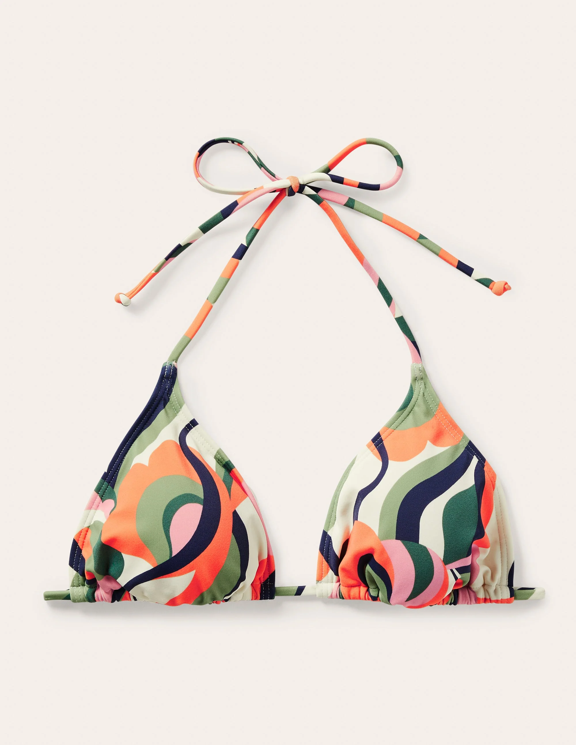 Symi String Bikini Top-Multi, Abstract Swirl