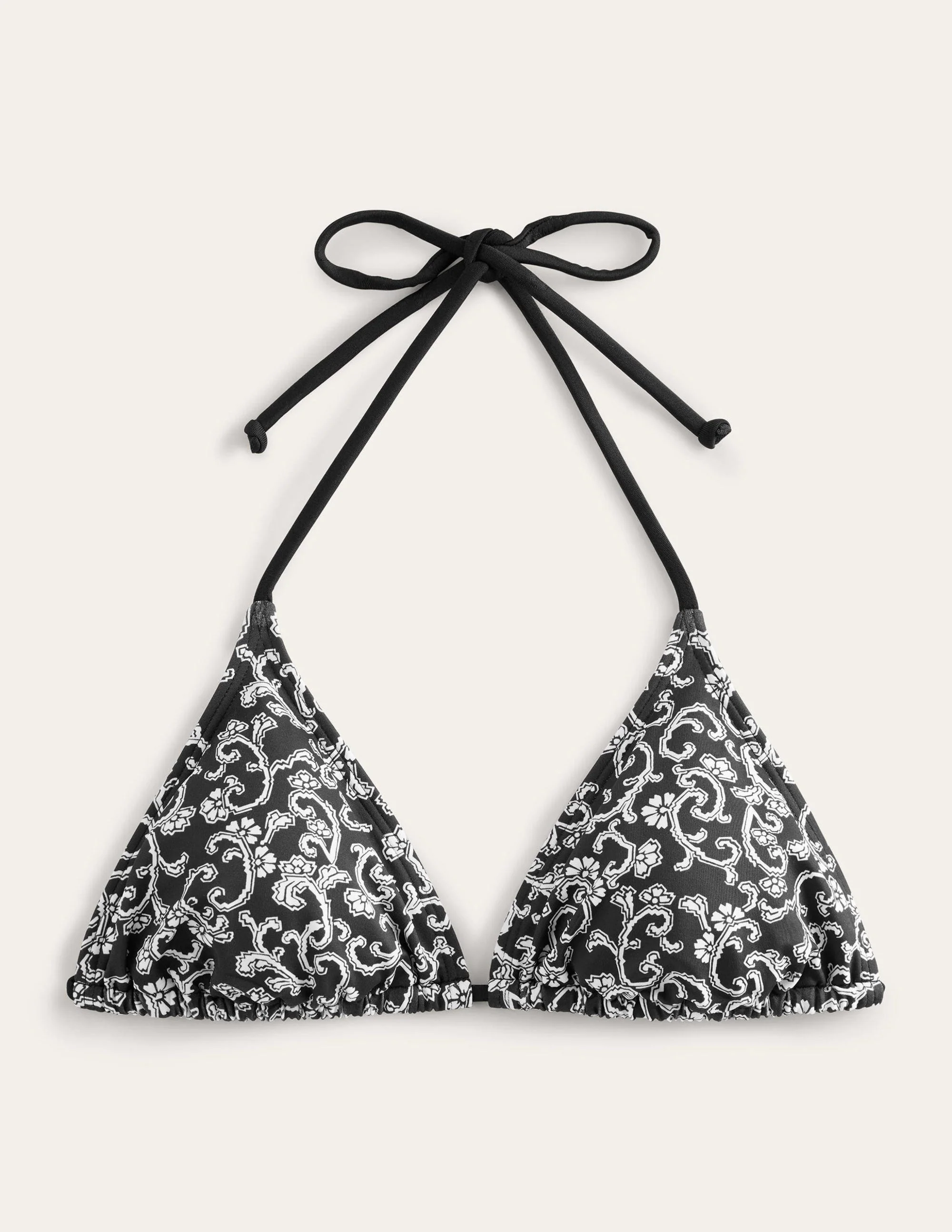 Symi String Bikini Top-Nero, Swirl Sprig - Image 6