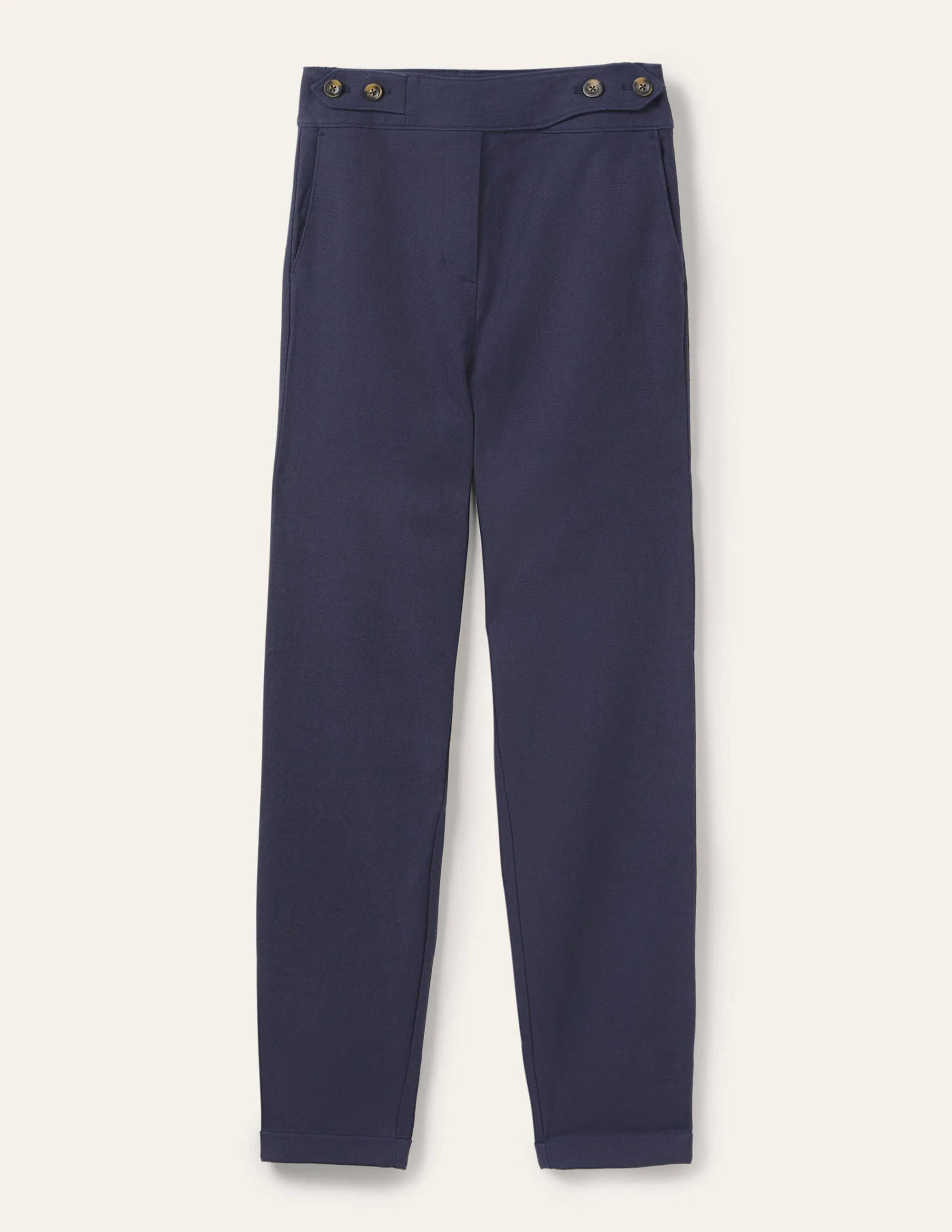 Tab Detail Pants-Navy - Image 6