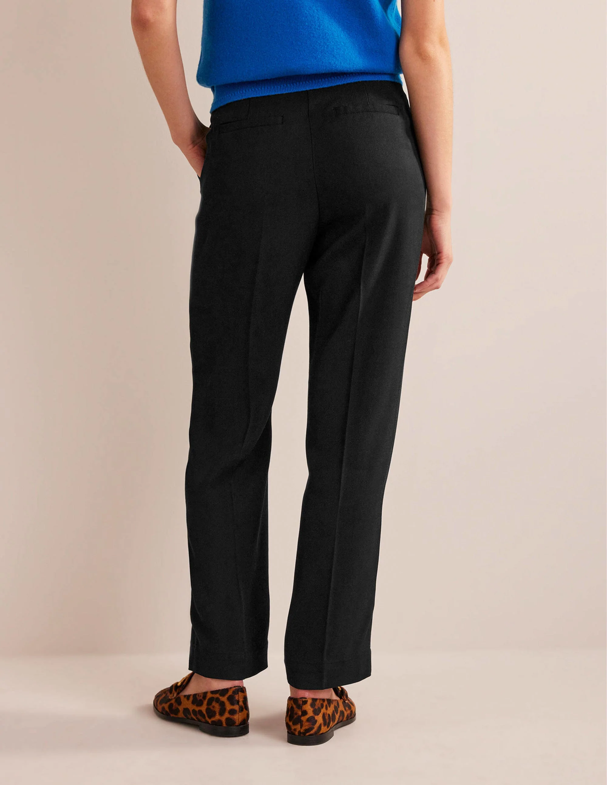 Tailored Tapered Pants-Black - Image 3