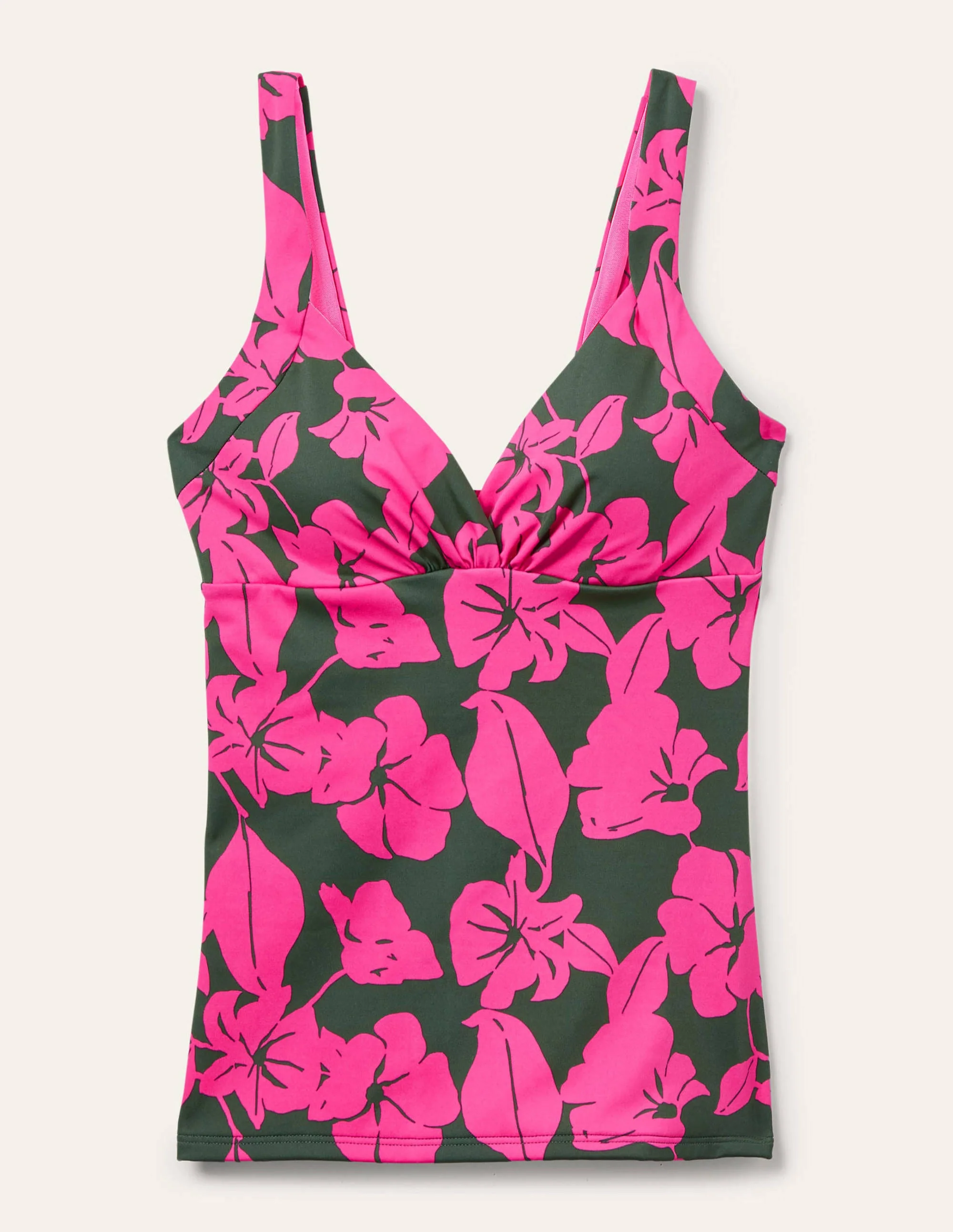 Talamanca Tankini-Palm Leaf, Lush Bloom - Image 6