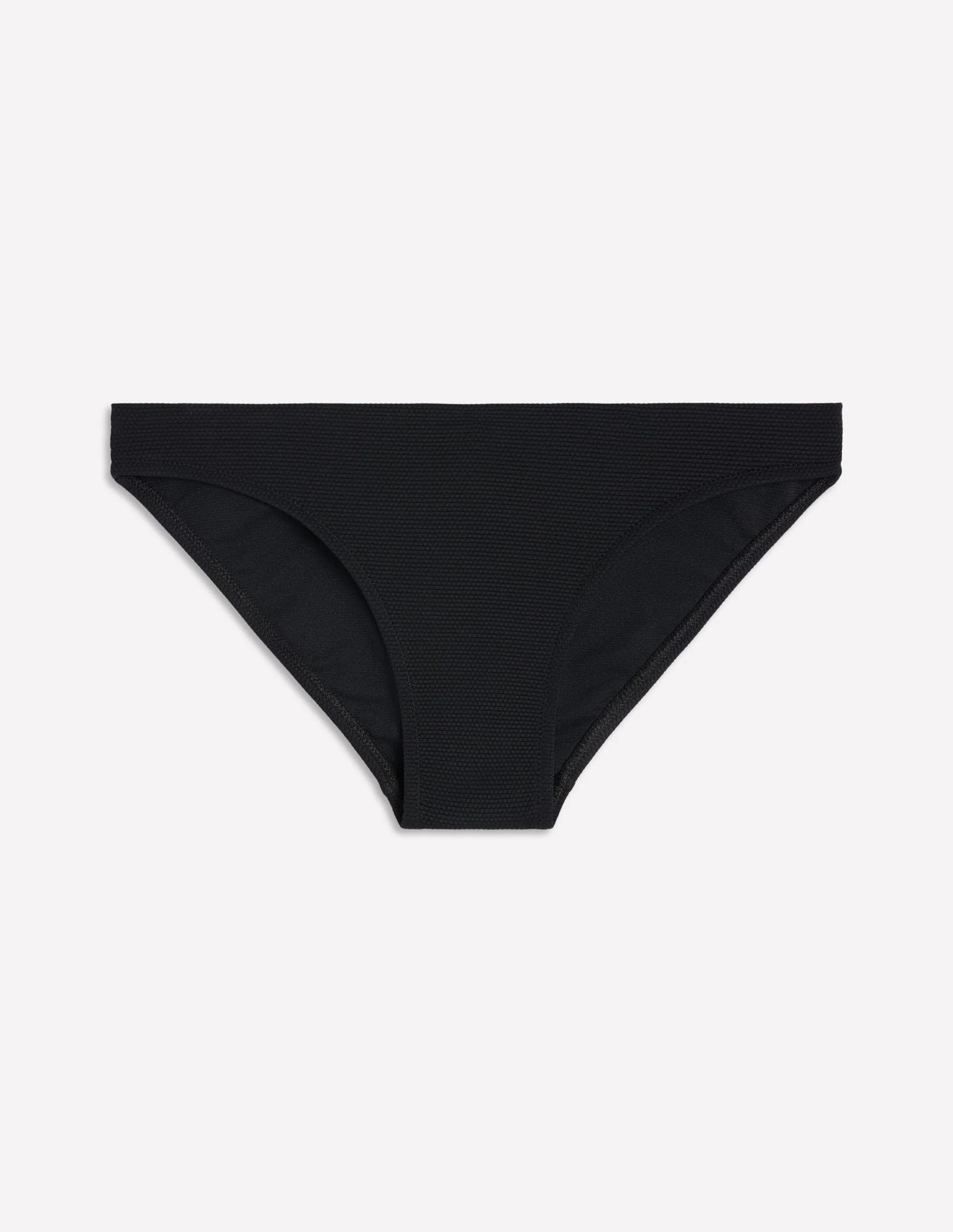 Textured Bikini Bottoms-Black - Image 6