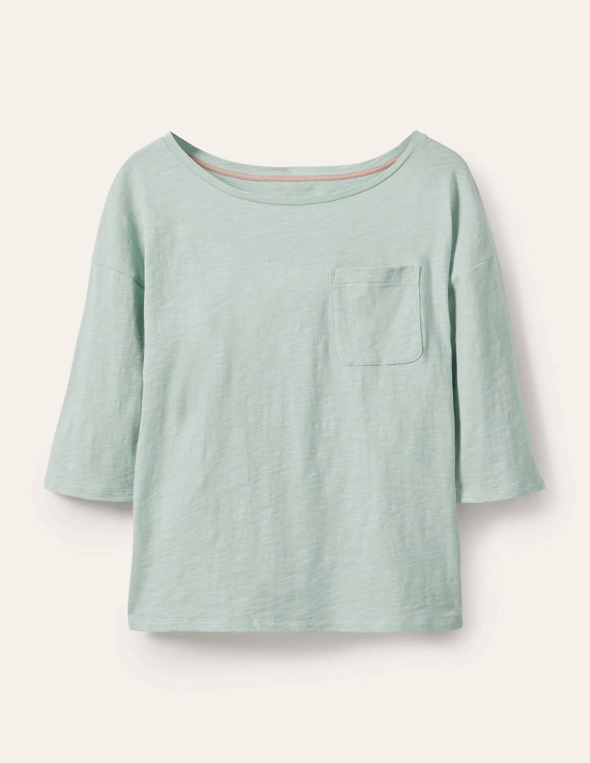 The Cotton Boxy Boatneck Tee-Fresh Water - Image 5