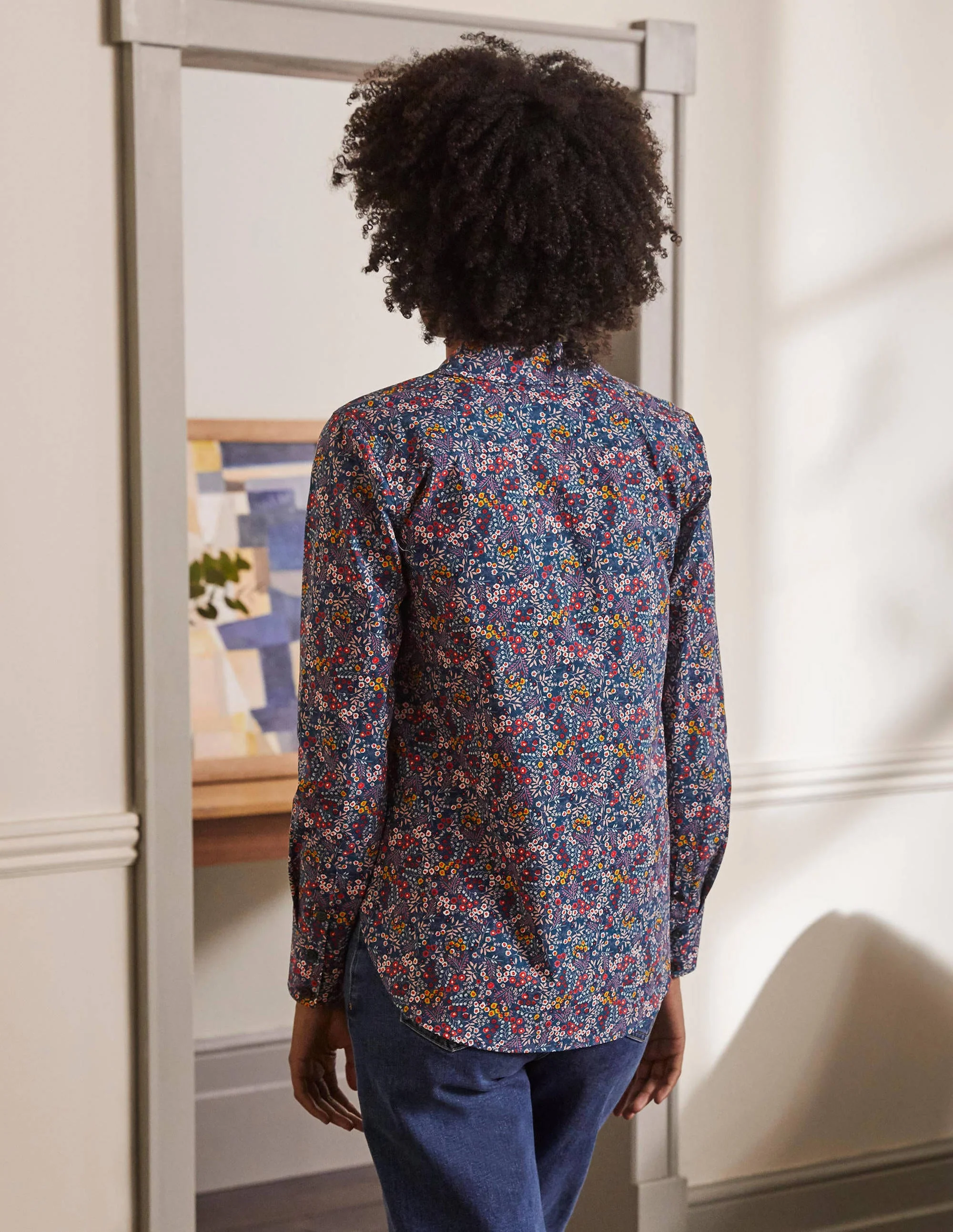 The Cotton Shirt-Galaxy Blue, Enchanting Forest - Image 2