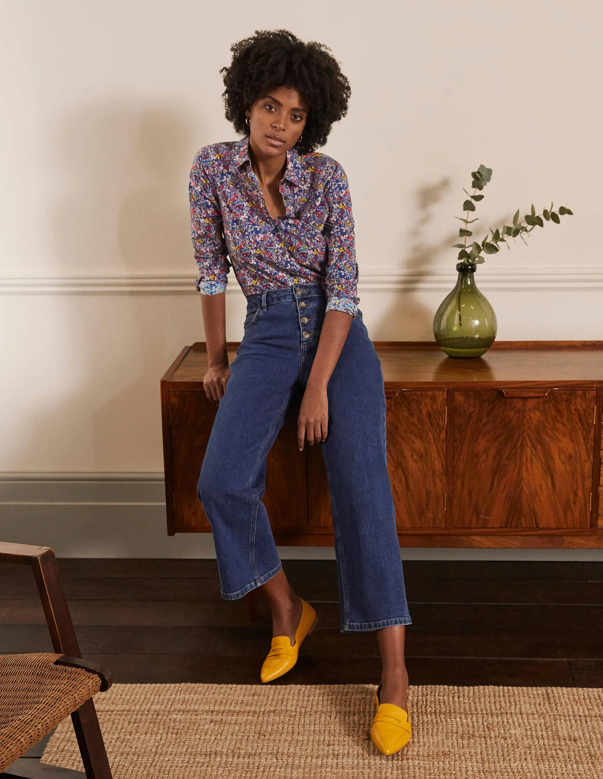 The Cotton Shirt-Galaxy Blue, Enchanting Forest - Image 3