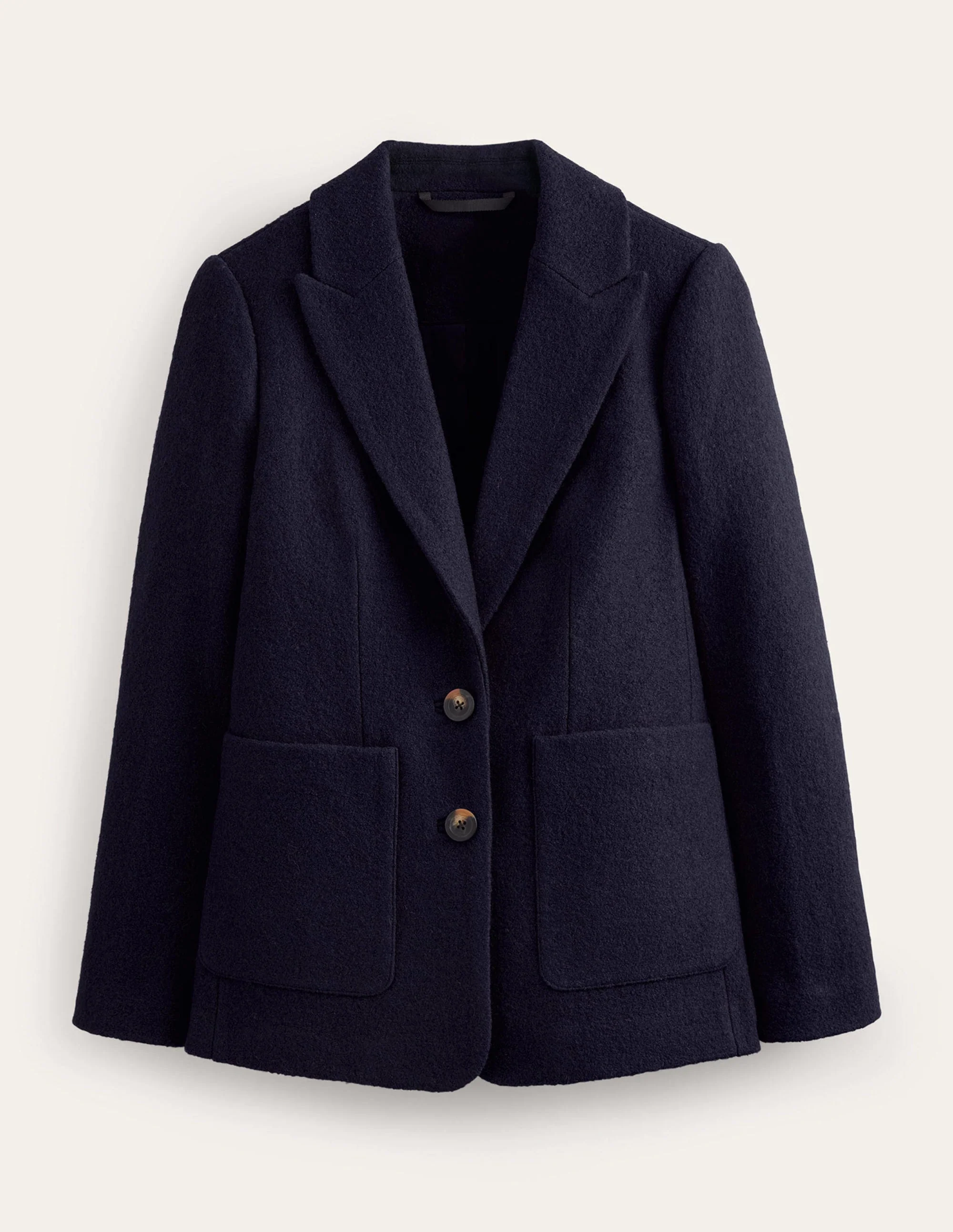 The Marylebone Textured Blazer-Navy - Image 5