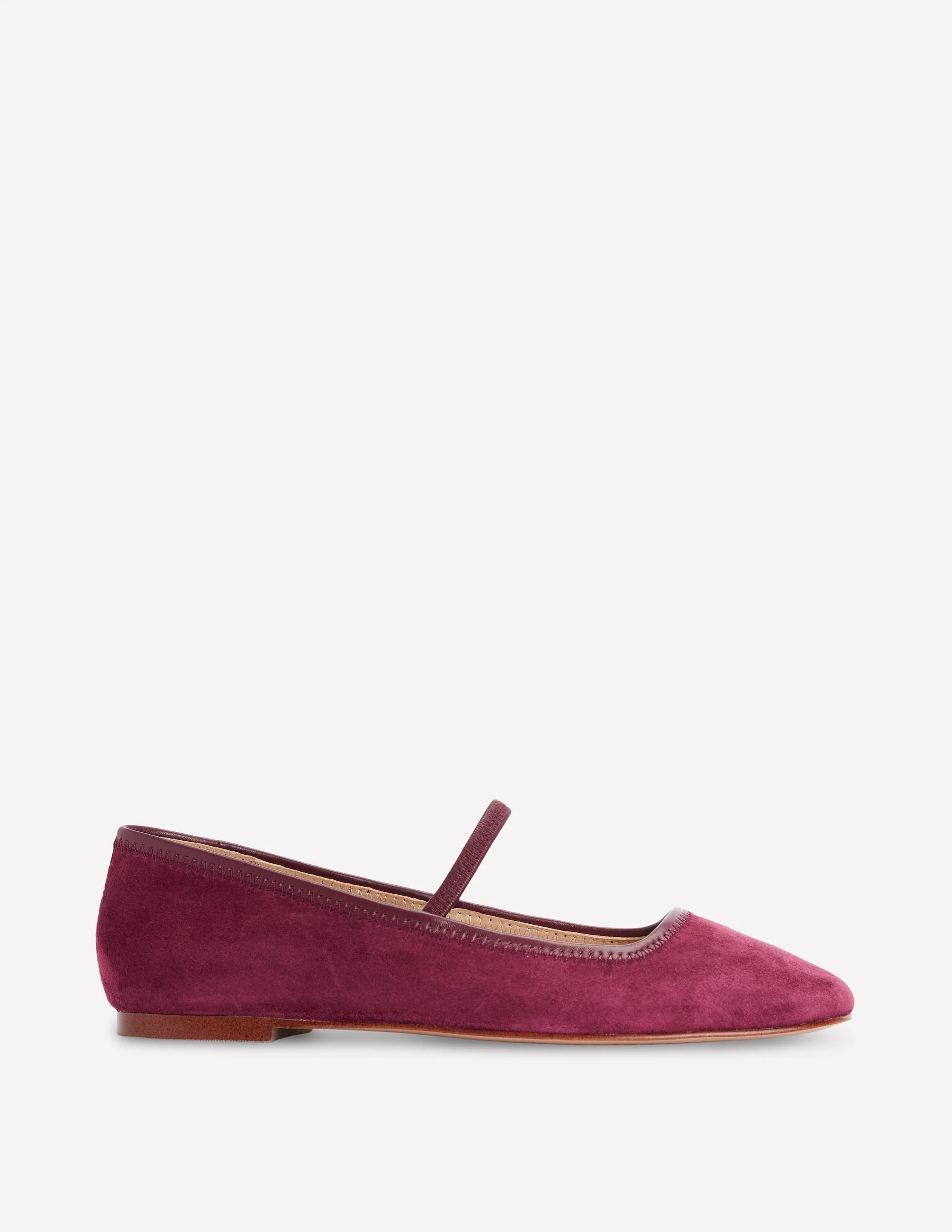 Thea Mary Jane Ballet Flats-Oxblood