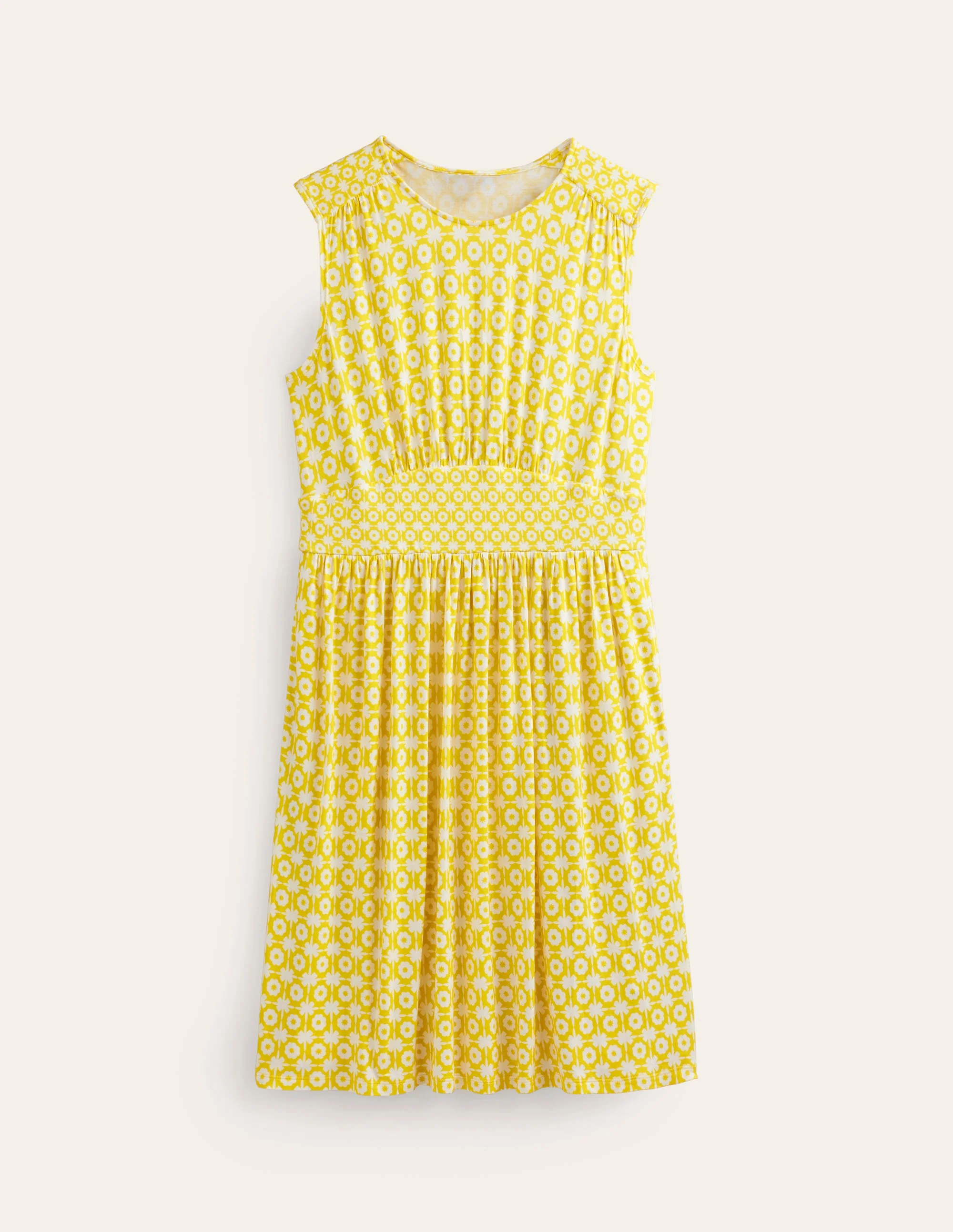 Thea Sleeveless Short Dress-Passionfruit, Blossom tile - Image 5