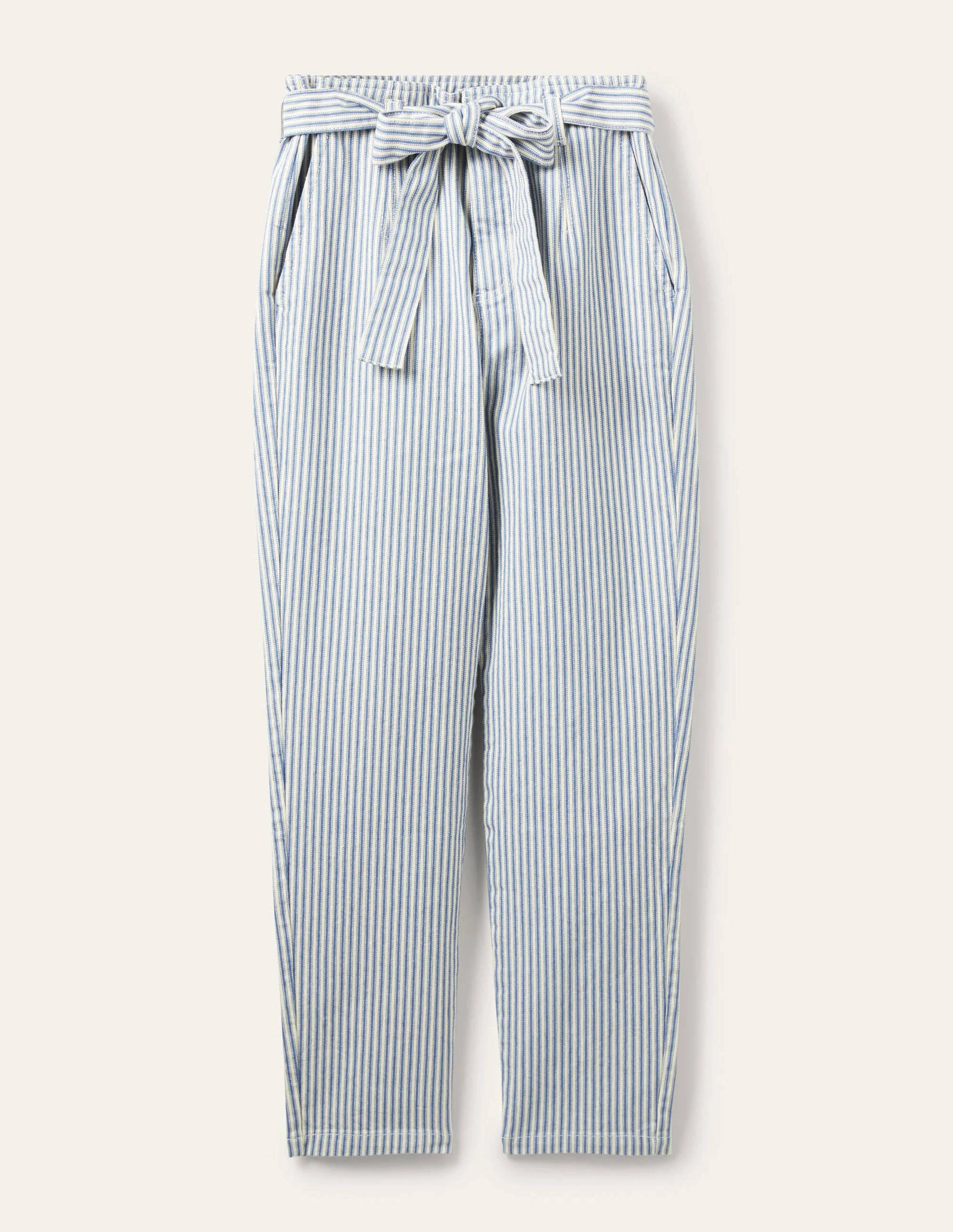 Tie Waist Jeans-Atlantic Ocean Ticking Stripe - Image 6