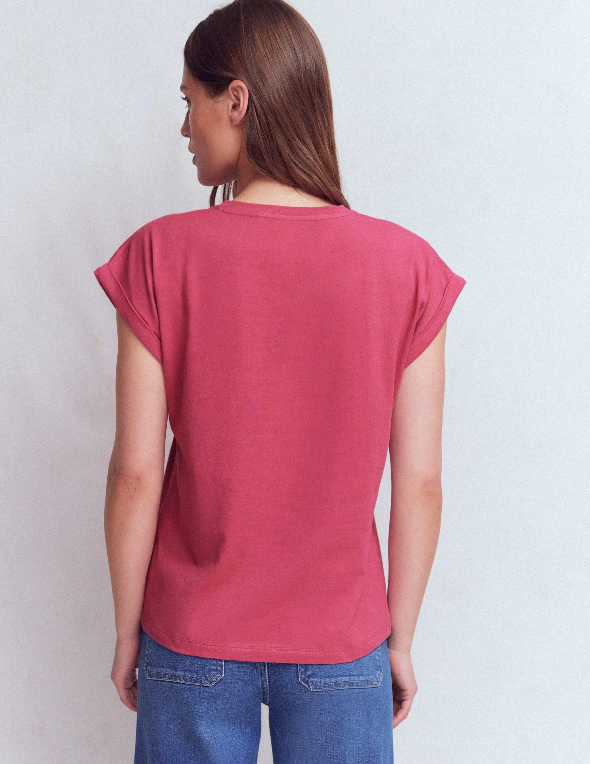 Turn Back T-shirt-Pink Blush - Image 3