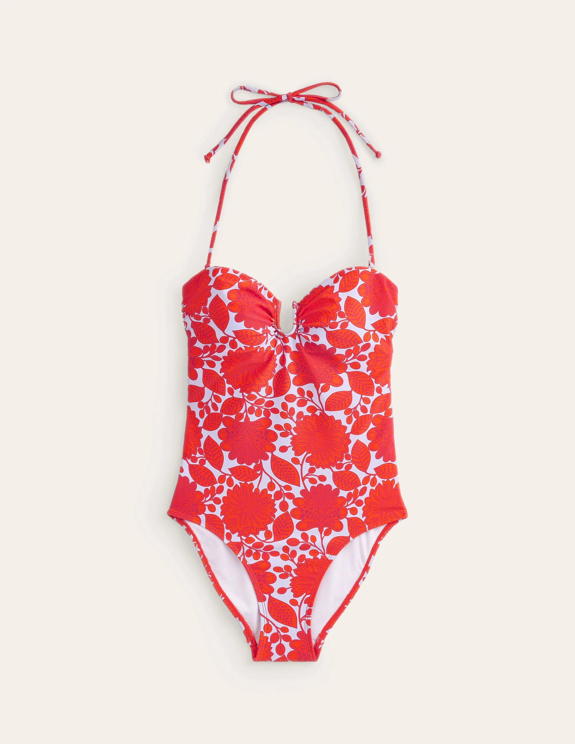 U bar Swimsuit-Fire Cracker, Gardenia Swirl - Image 5