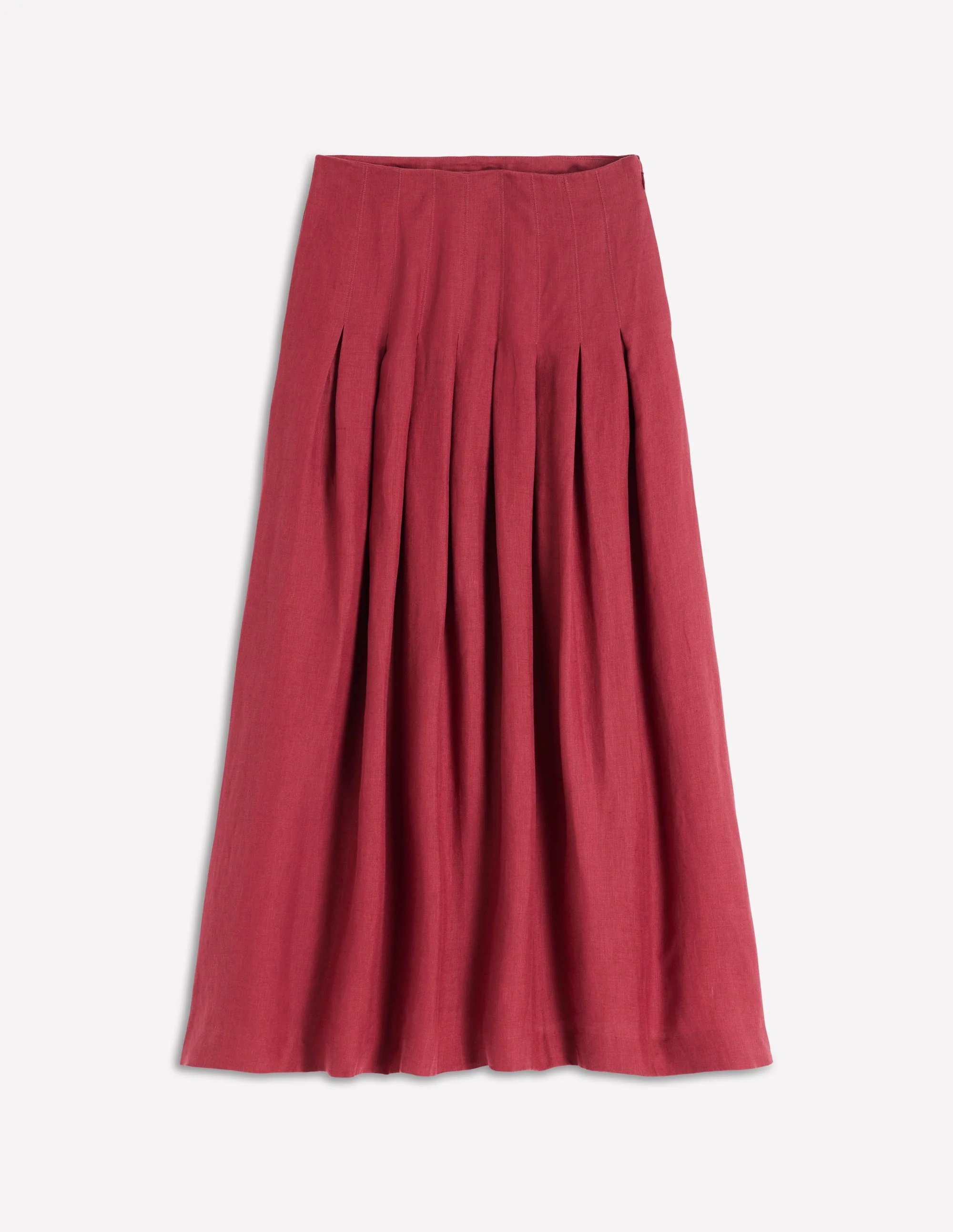 Valentina Linen Skirt-Rich Chestnut - Image 6