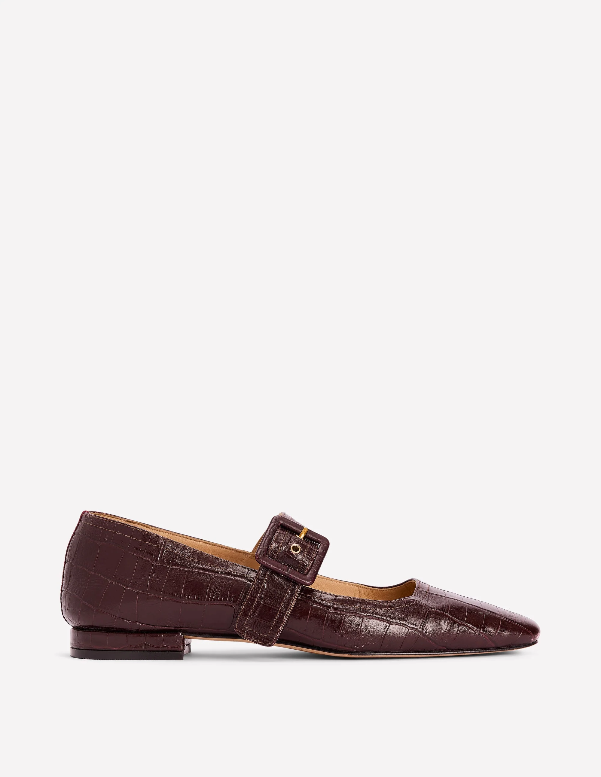 Vic Chisel Toe Mary Janes-Oxblood