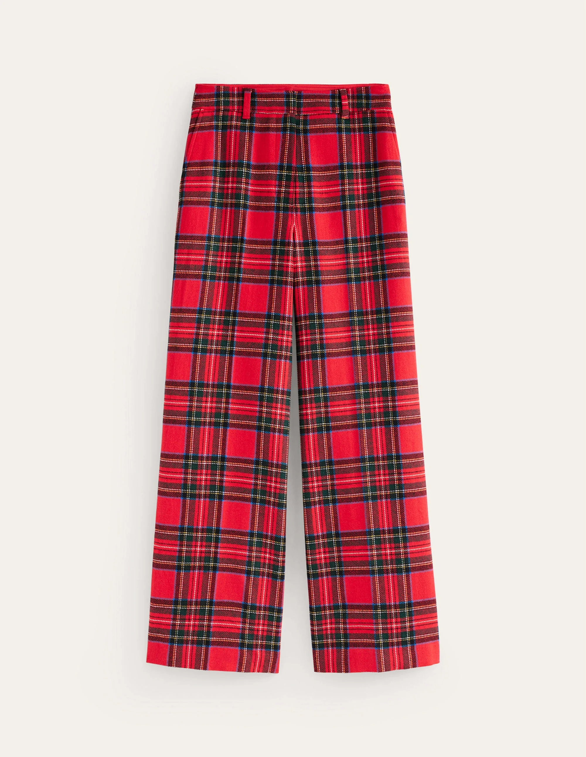 Westbourne Check Pants-Red Tartan Check - Image 6
