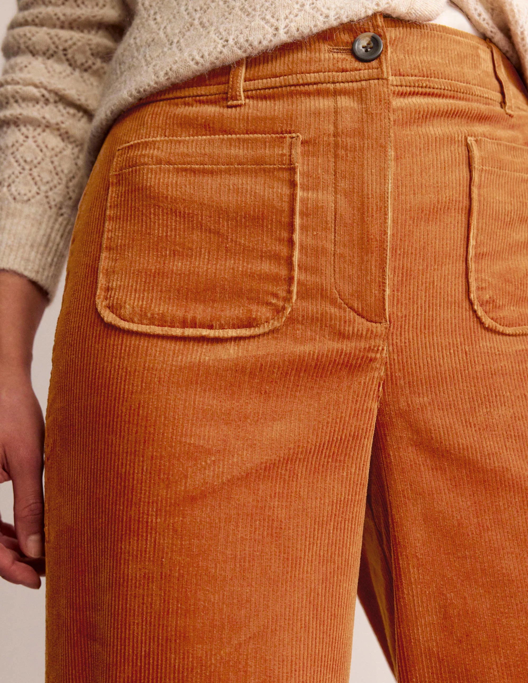 Westbourne Corduroy Pants-Pumpkin - Image 2