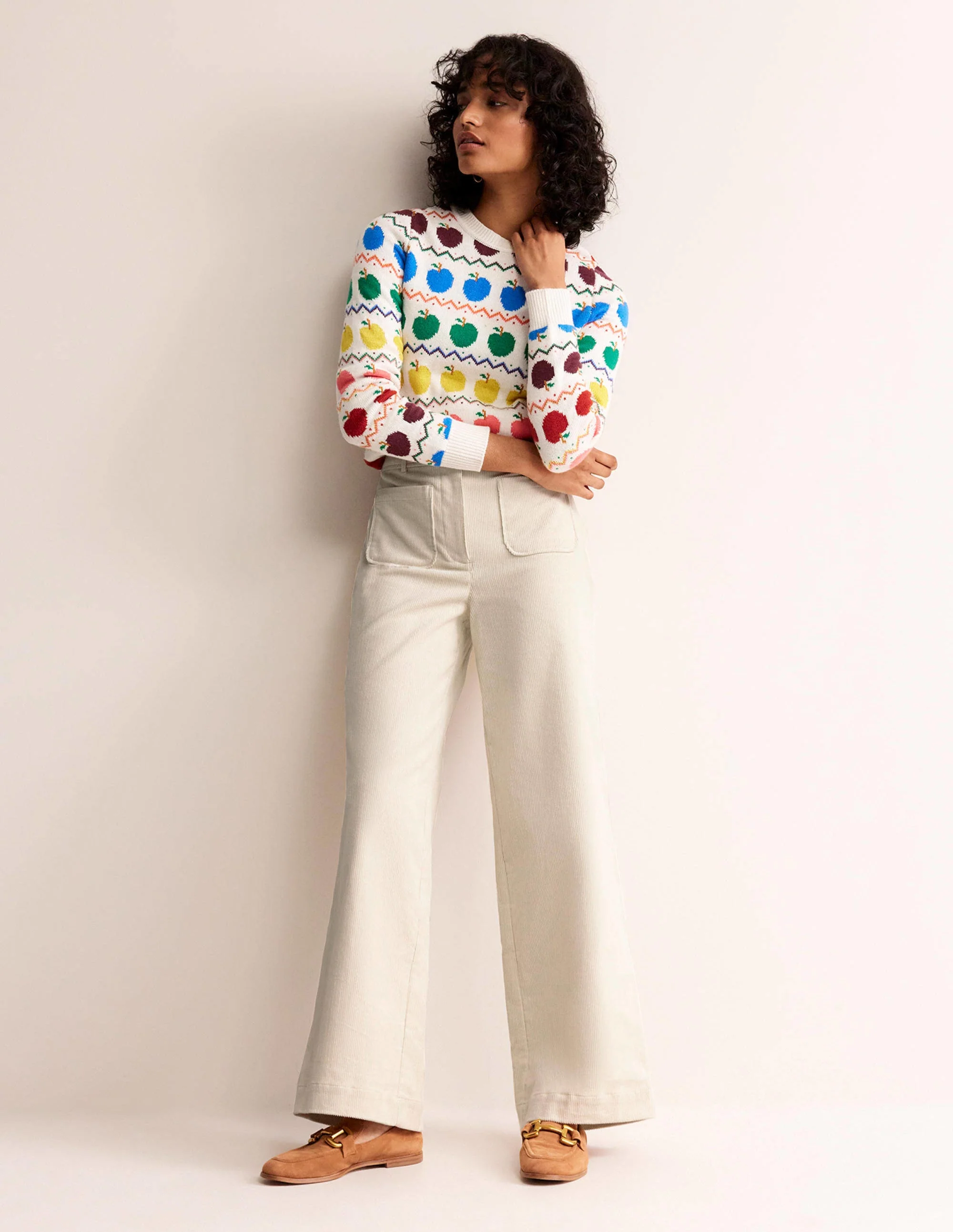 Westbourne Corduroy Pants-Vanilla
