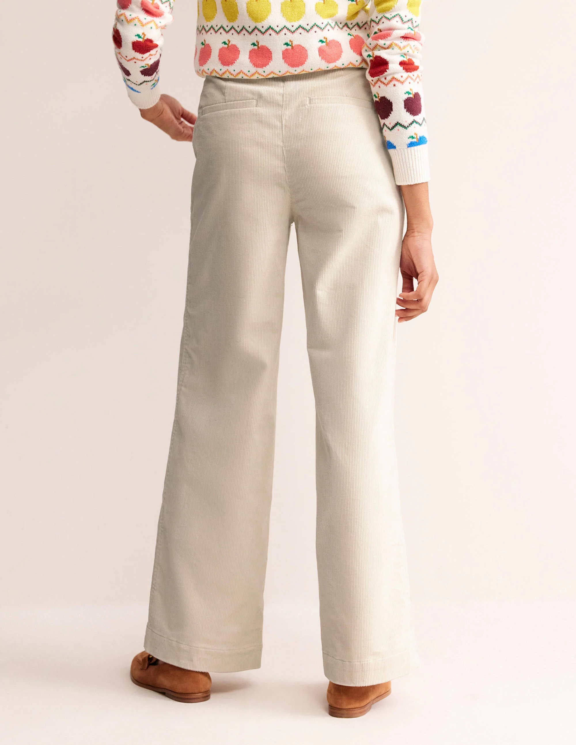 Westbourne Corduroy Pants-Vanilla - Image 3