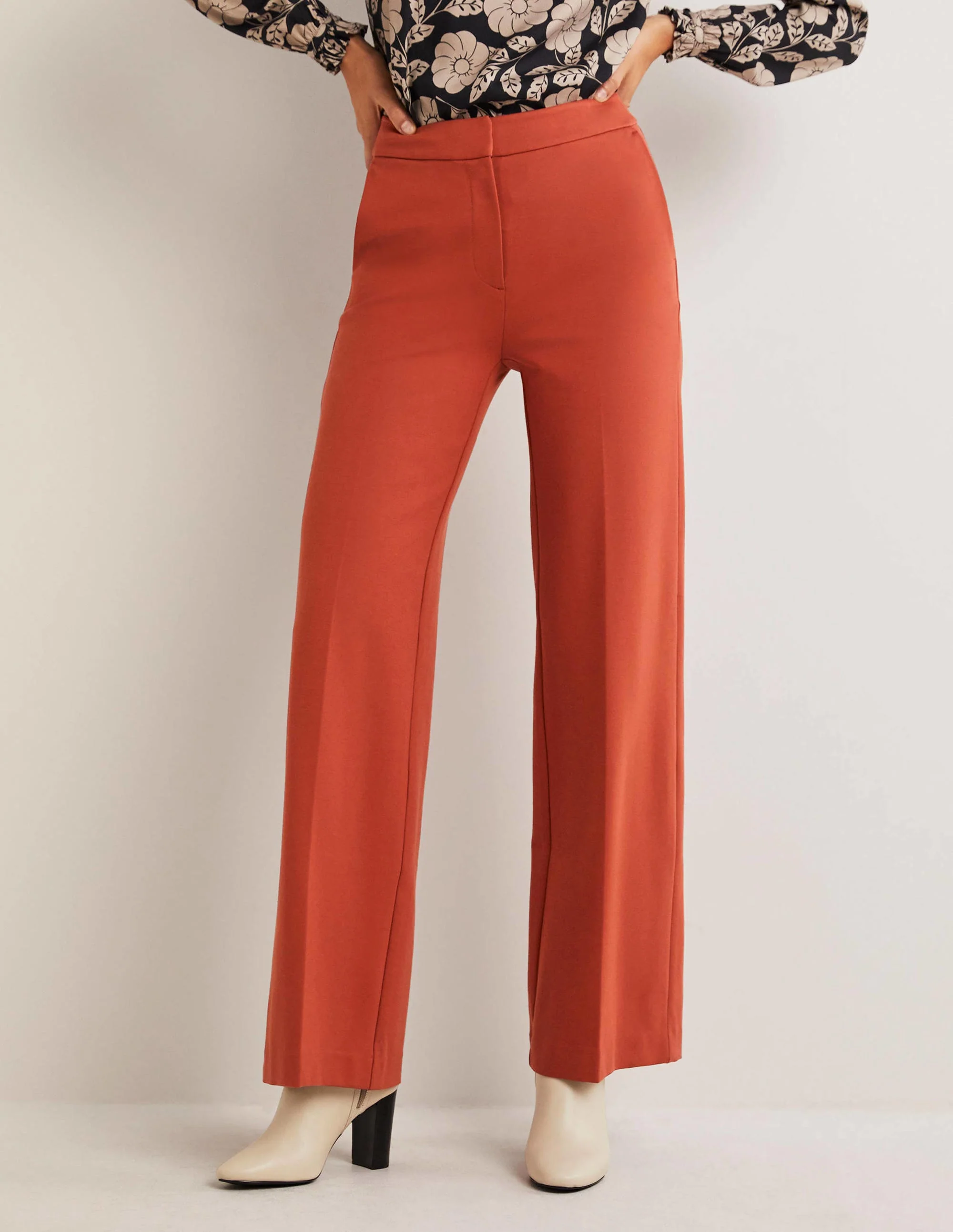Westbourne Ponte Pants-Chilli Oil - Image 4