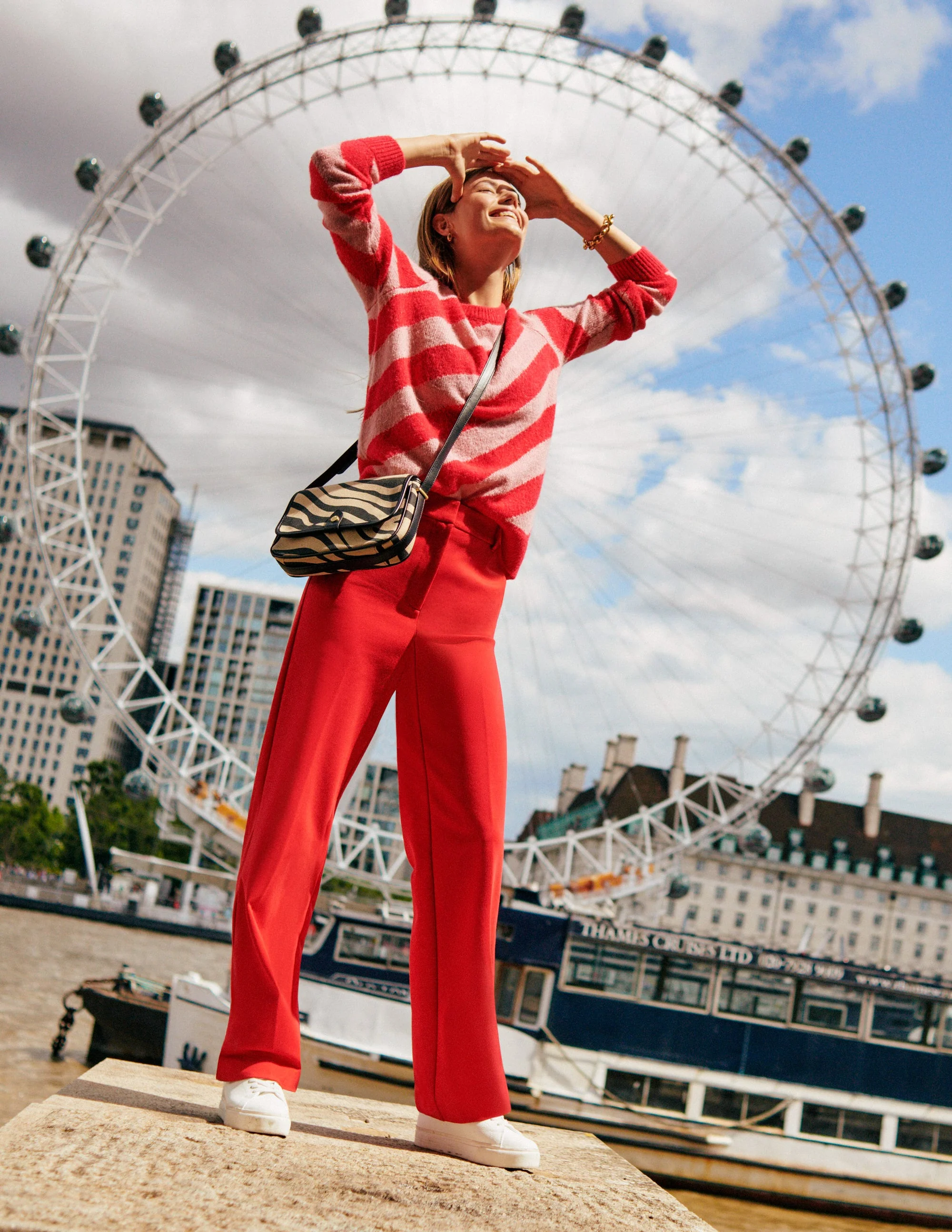 Westbourne Ponte Pants-Hot Pepper - Image 7