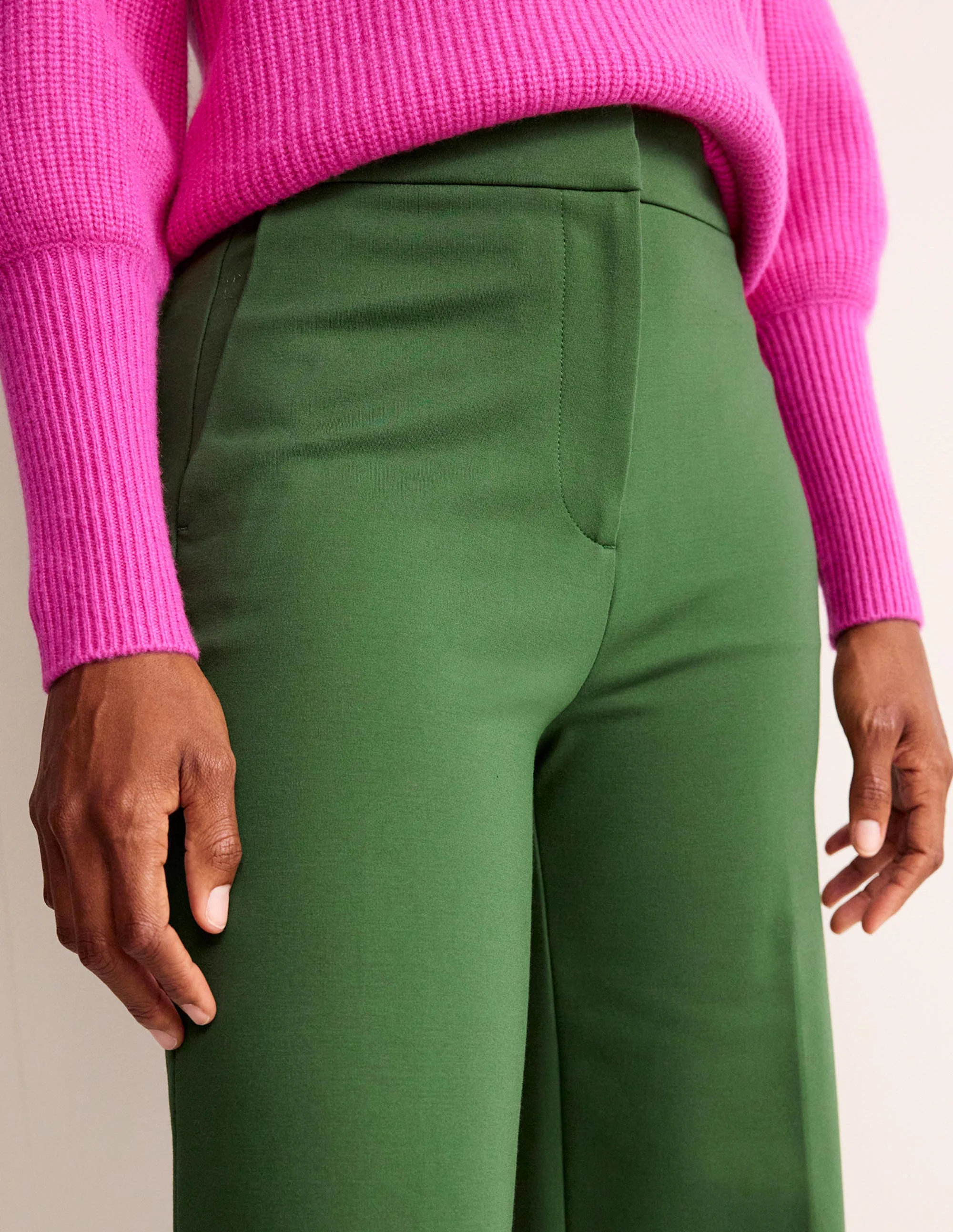 Westbourne Ponte Pants-Winter Green - Image 2