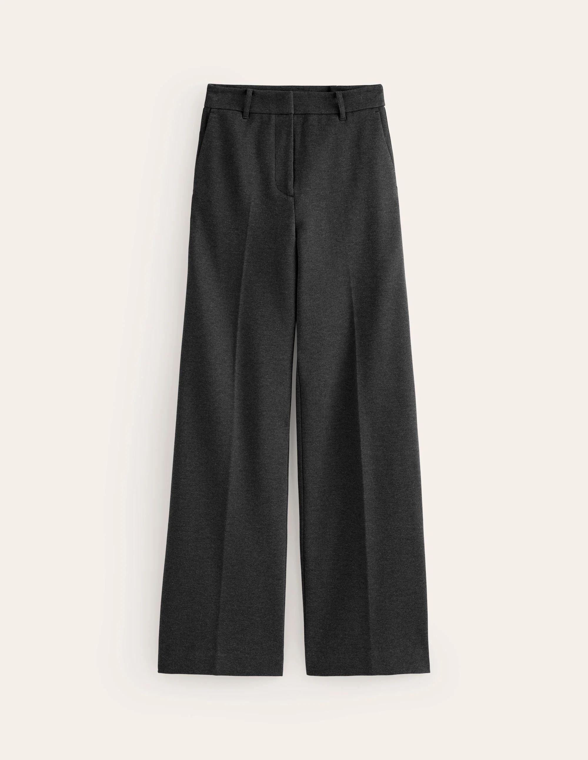 Westbourne Ponte Trousers-Charcoal Marl - Image 5