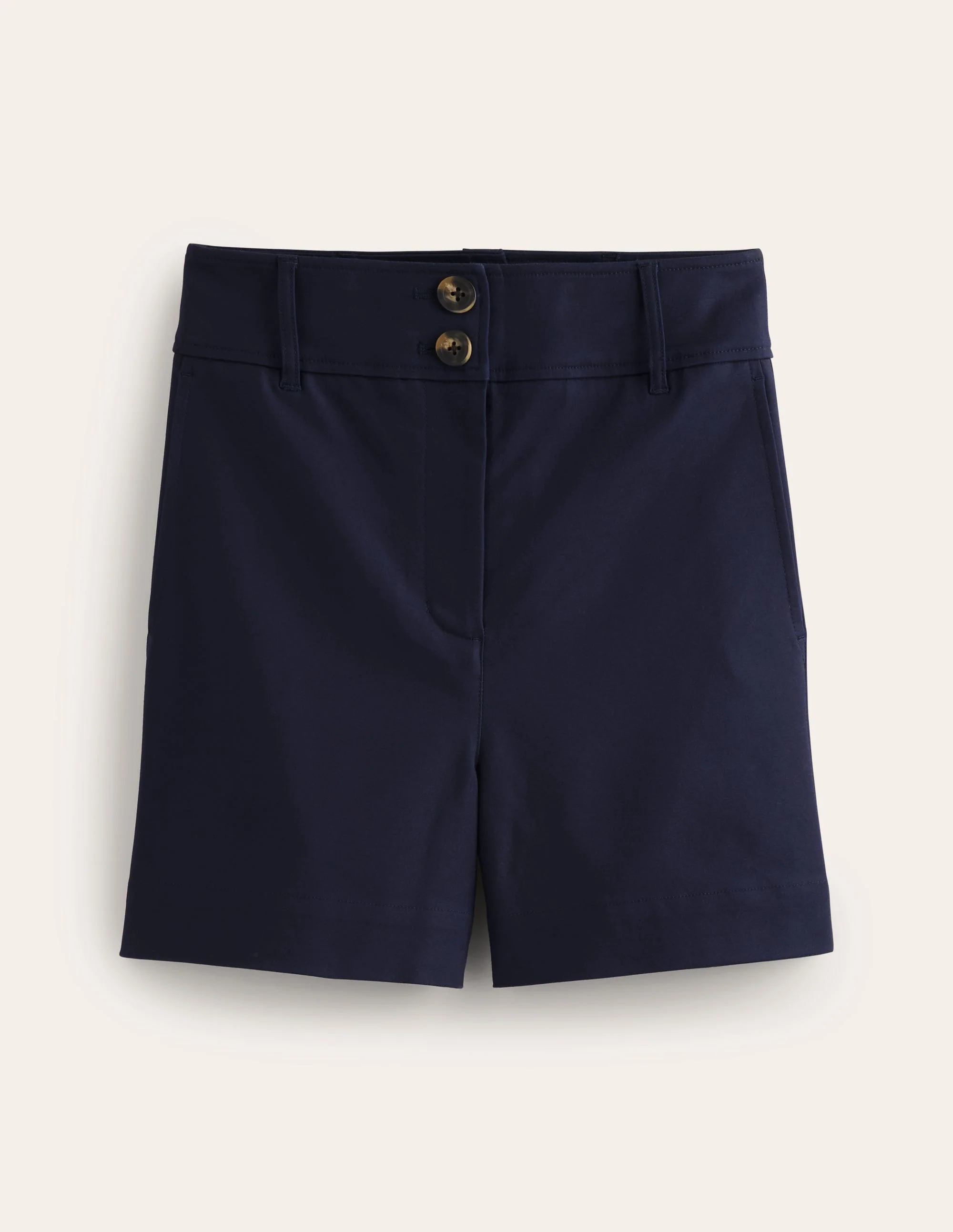 Westbourne Sateen Shorts-Navy - Image 5