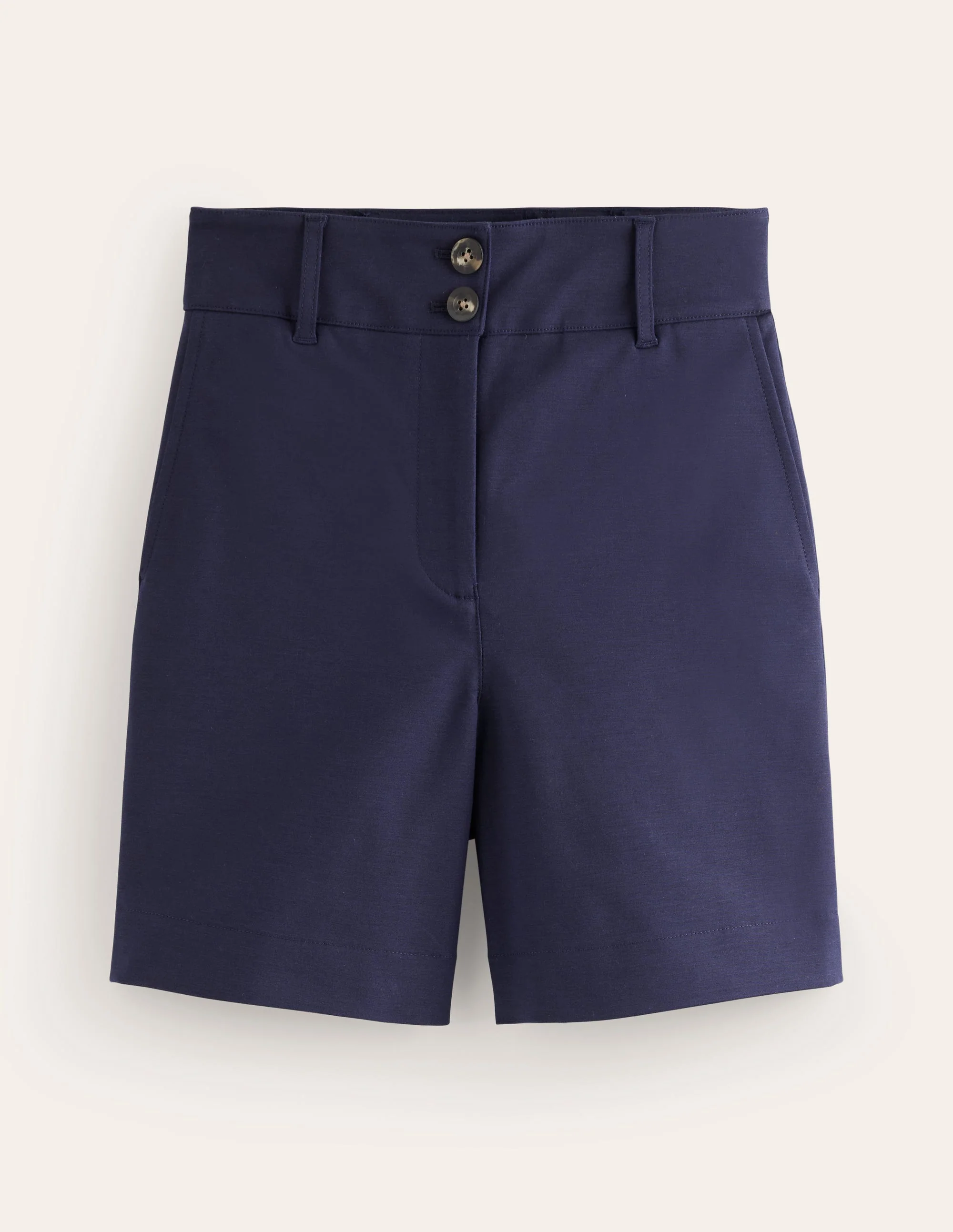 Westbourne Sateen Shorts-Navy - Image 5