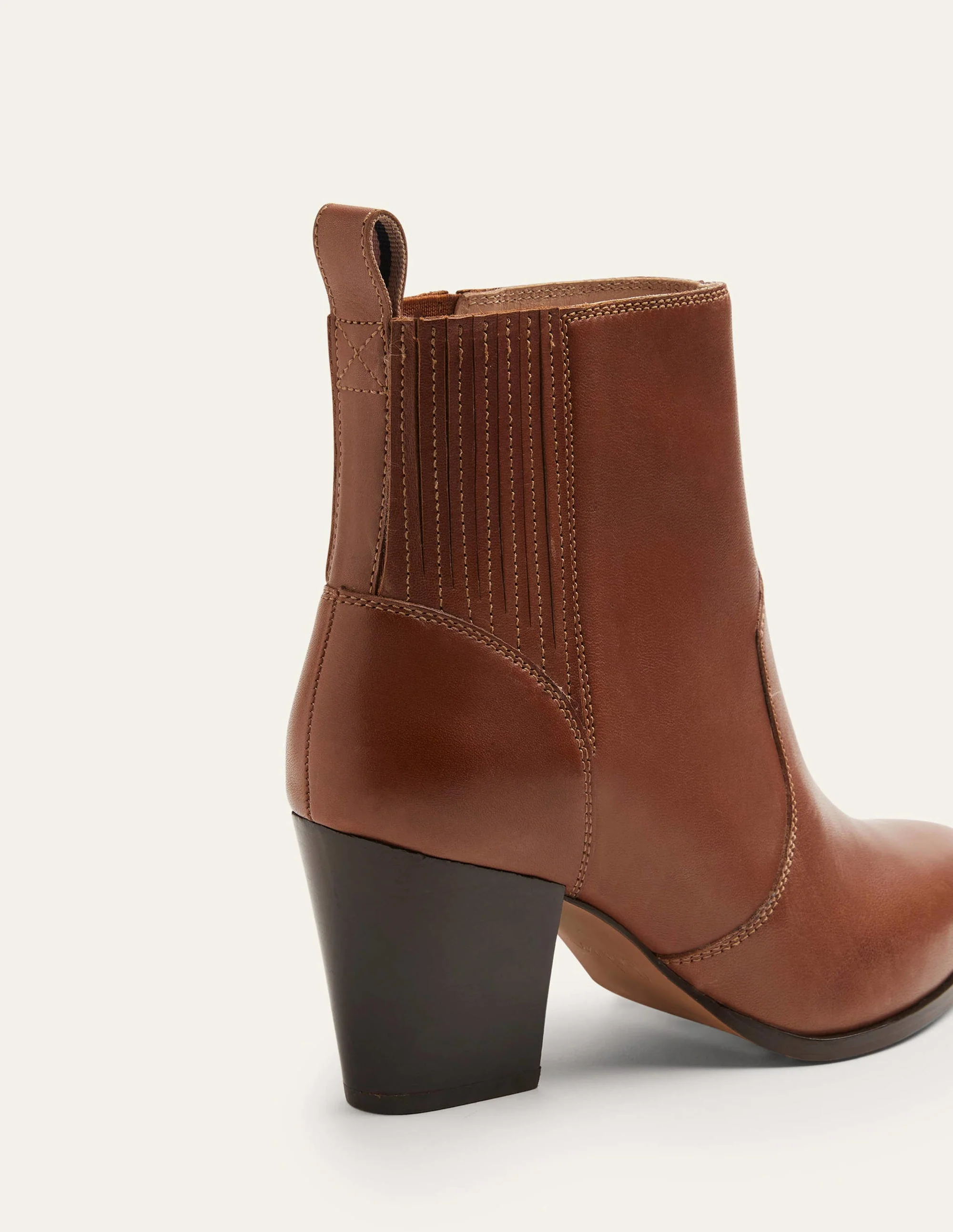 Western Ankle Boot-Tan - Image 3