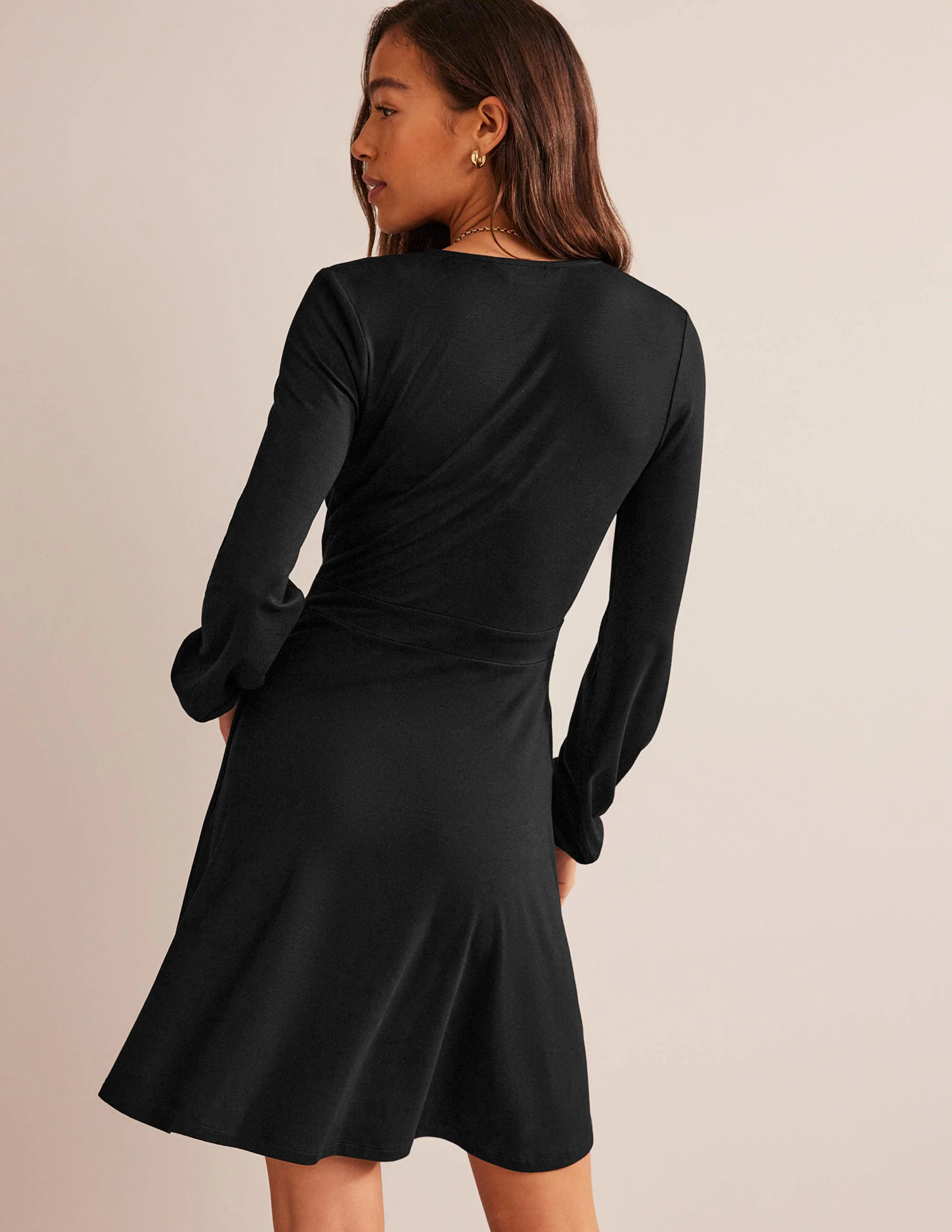 Willow Jersey Dress-Black - Image 3