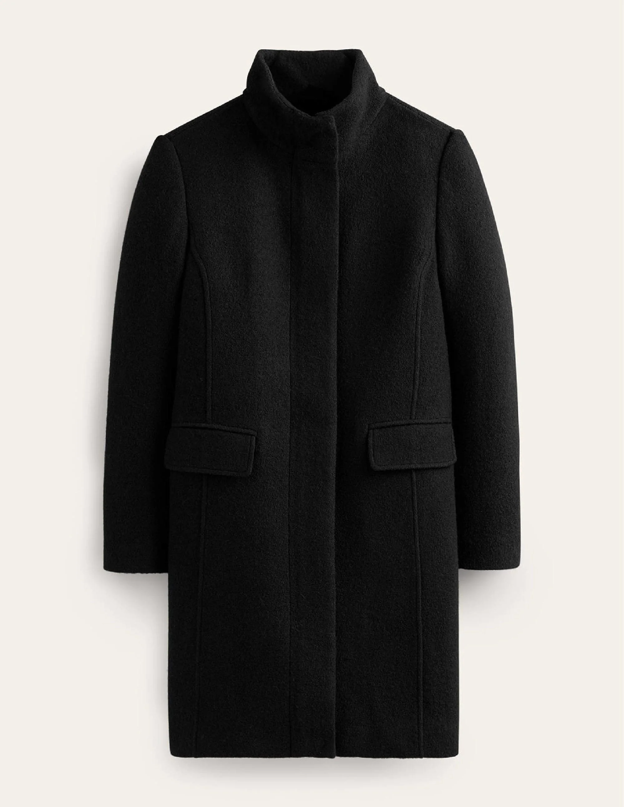 Winchester Textured Coat-Black - Image 6