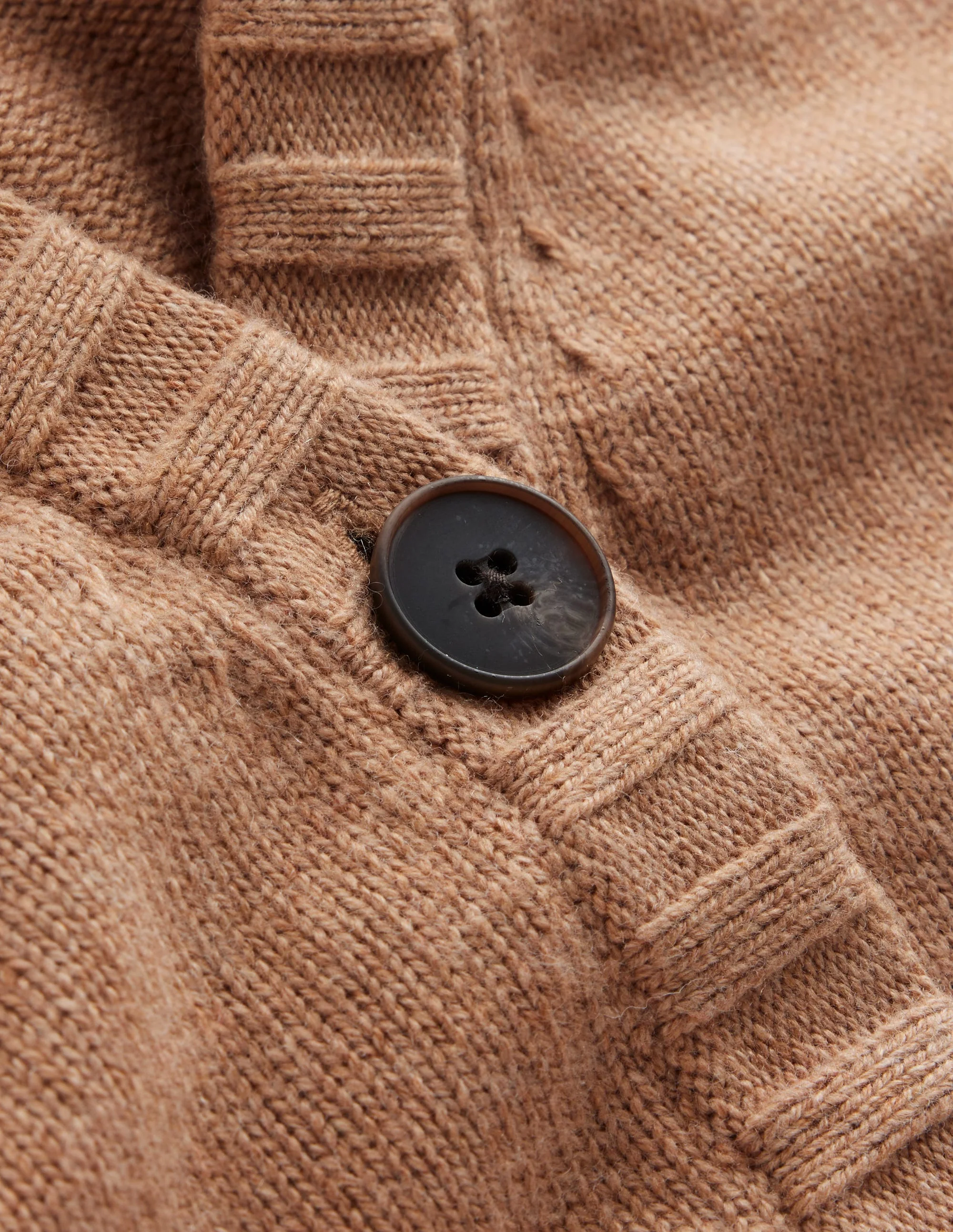 Zia Knitted Waistcoat-Camel Melange - Image 7