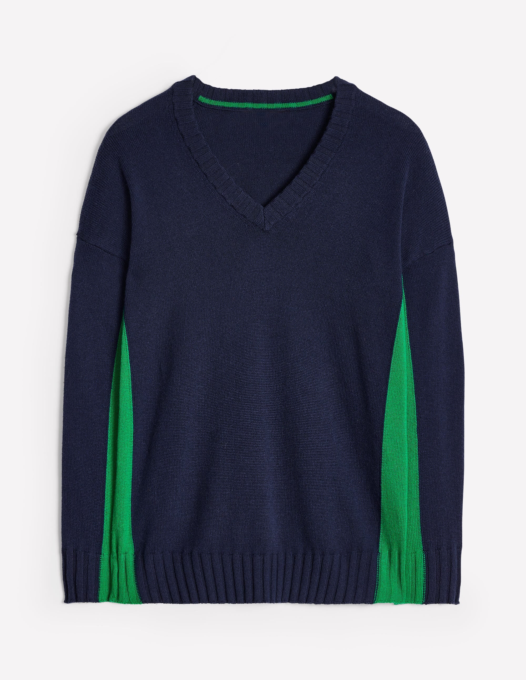 Zia Longline Sweater-Navy - Image 5